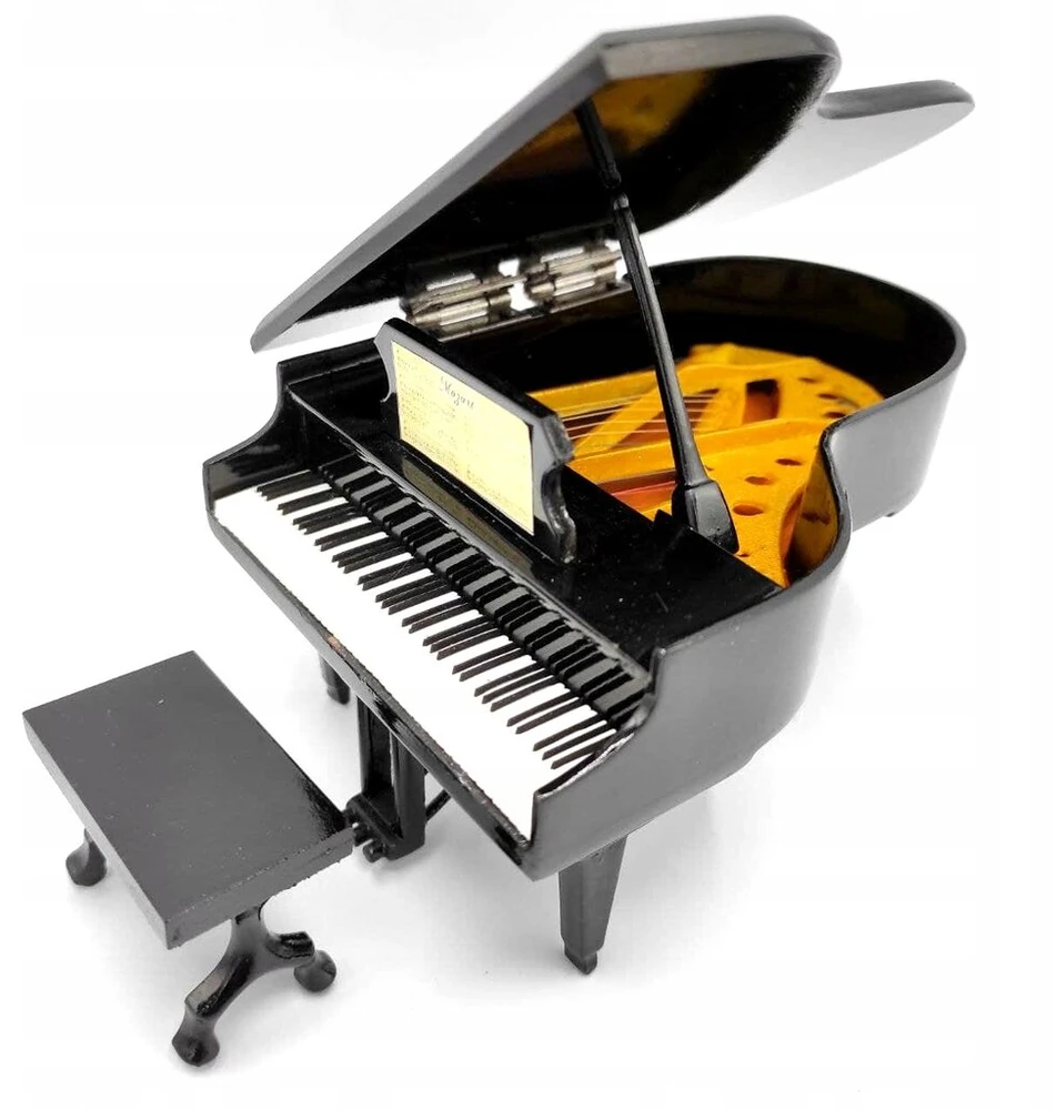 Miniatiūrinis pianinas, mastelis 1:10, kolekcinis gaminys