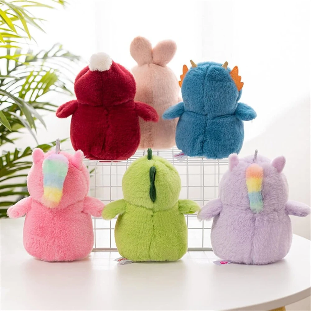 Minkštas pliušinis pingvinas, 20 cm, žalias