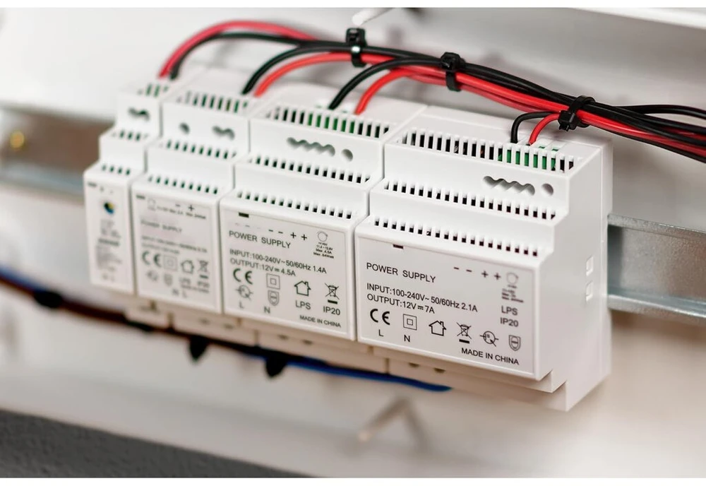 Miratic 12 V Dc maitinimo šaltinis din bėgeliui, stabilus ir patikimas 12 V maitinimo šaltinis, 12 V maitinimo šaltinis din bėgeliui, idealus ir namų elektronikai (1.25 A, 1 modulis)