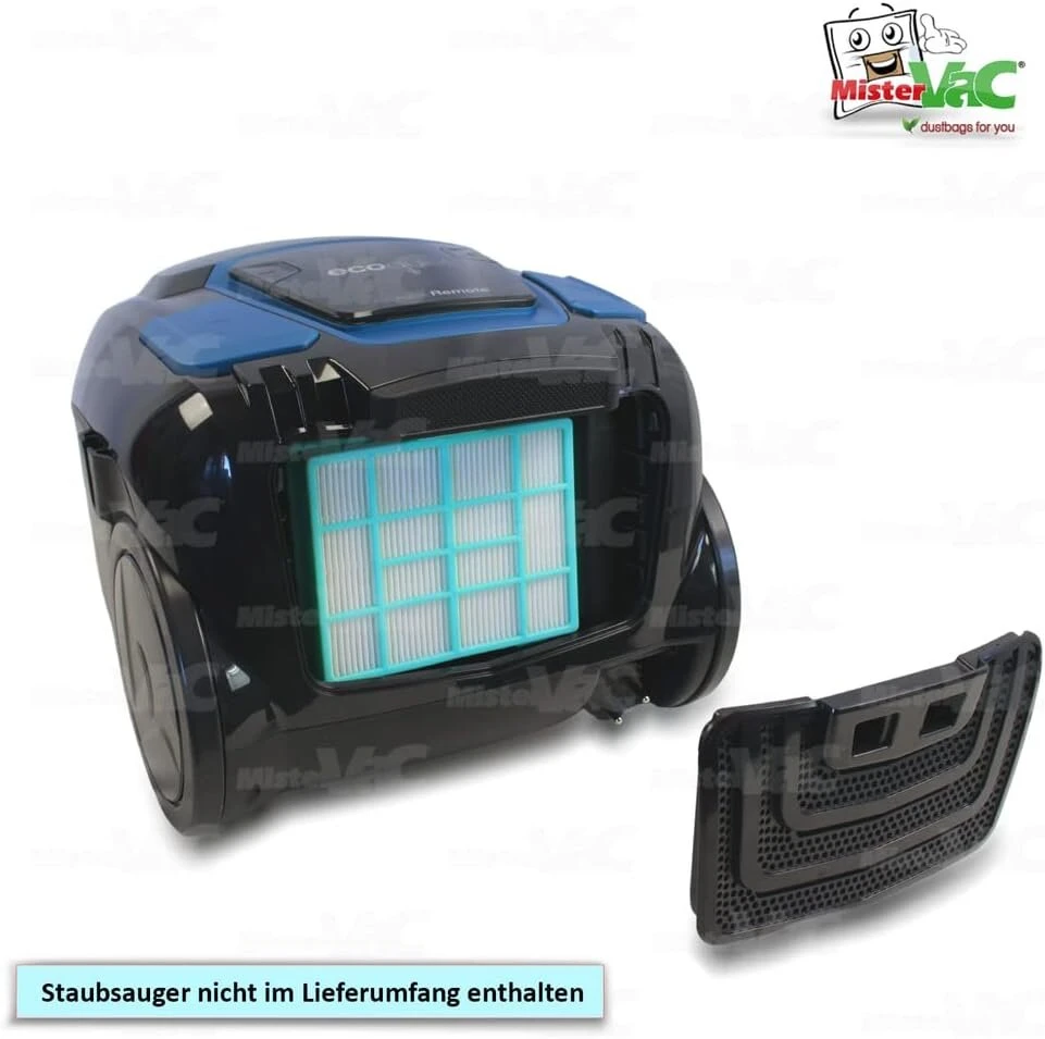 Mistervac dulkių siurblio filtras Hepa, pakaitinis filtras, suderinamas su Princess Ecoquiet 335010