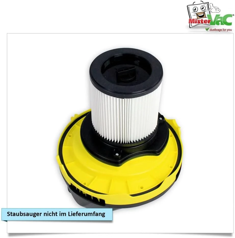 Mistervac Lamelinis filtras, pakaitinis filtras, suderinamas su Parkside Pnts 1400 G3 šlapio/sauso valymo siurbliais