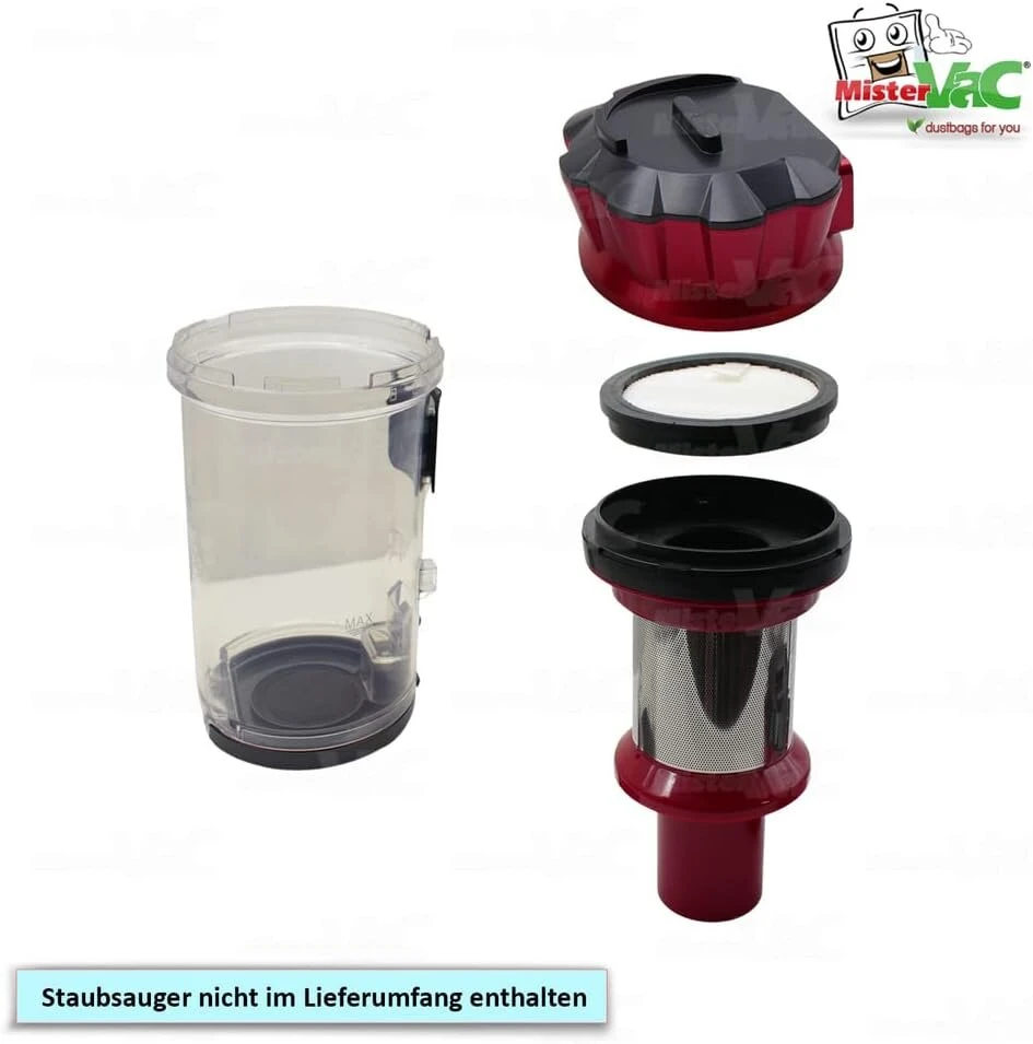 Mistervac variklio apsaugos filtras, pakeičiamas filtras, suderinamas su Silvercrest Yws1011-025-2, dulkių siurblys Ian 359294 2010