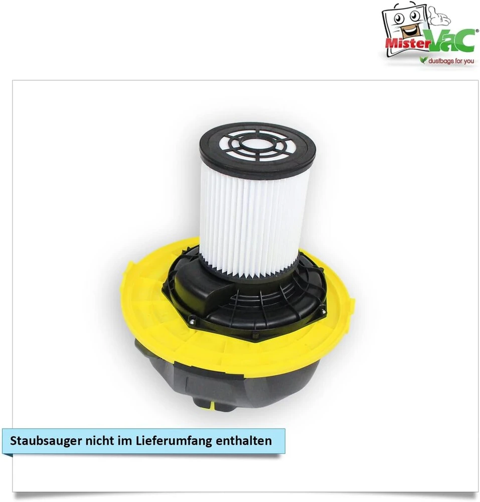 Mistervac variklio apsaugos filtro pakaitinis filtras, suderinamas su Parkside Pnts 1400 H4 šlapio/sauso valymo siurbliais
