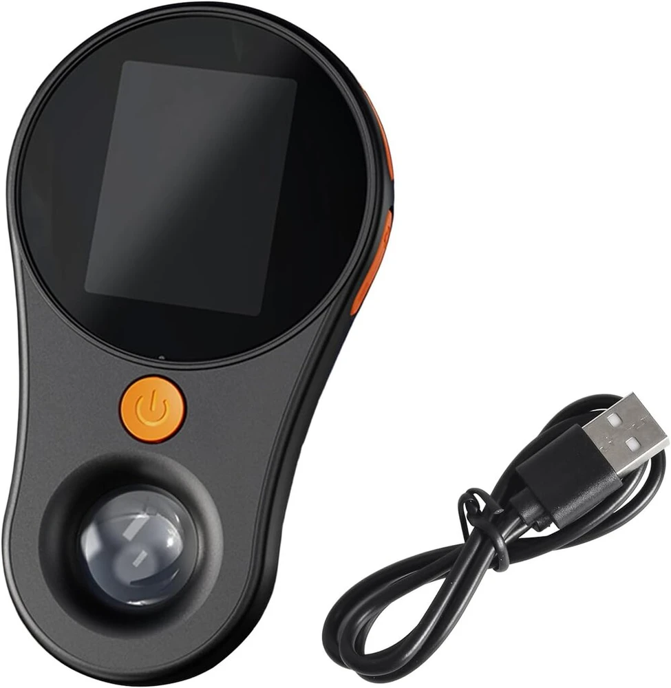 Mobilus telefono mikroskopas vaikams, 2.0 colių ips ekranas 500x nešiojamas kišeninis mikroskopas, didinamojo stiklo mikroskopas, mini skaitmeninis mikroskopas lauke su 8 led, įkraunamas, skirtas atradimams
