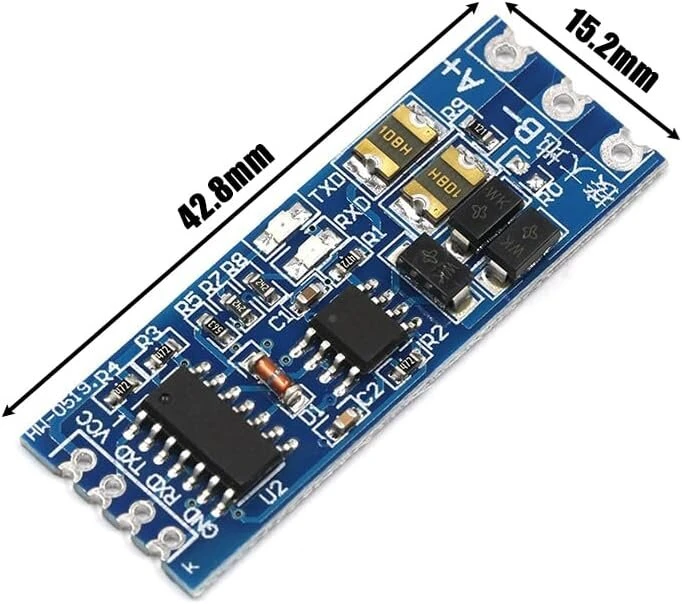 Modulis Ttl į Rs485 konverteris 3.3v/5v su automatine srauto kontrole