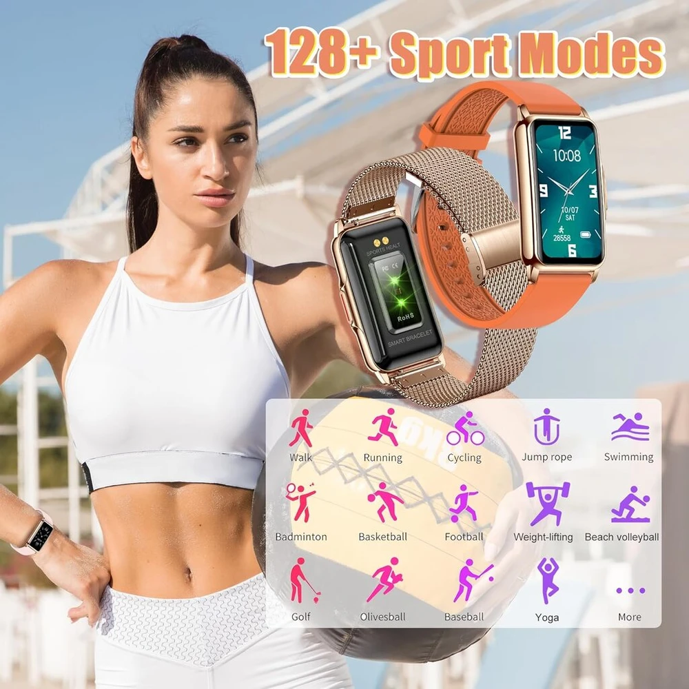 Moikmlih 126+ sporto režimų išmanusis laikrodis vyrams ir moterims, 1,47 colio Hd išmanusis laikrodis, fitneso laikrodis su „bluetooth“ pranešimais, žingsniamačiu, miego stebėjimu, širdies ritmo monitoriumi, Spo2, Ip68 išmanusis laikrodis, skirtas „androi