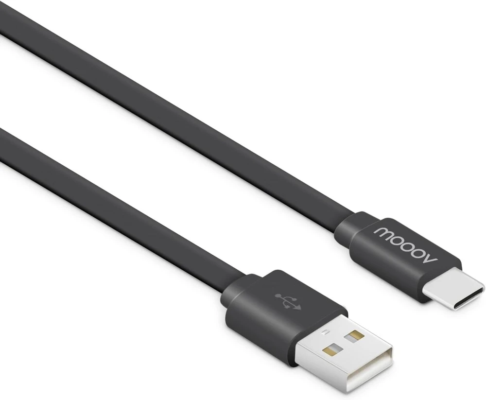 Mooov Usb-a/usb-c 1m laidas: duomenų ir įkrovimo