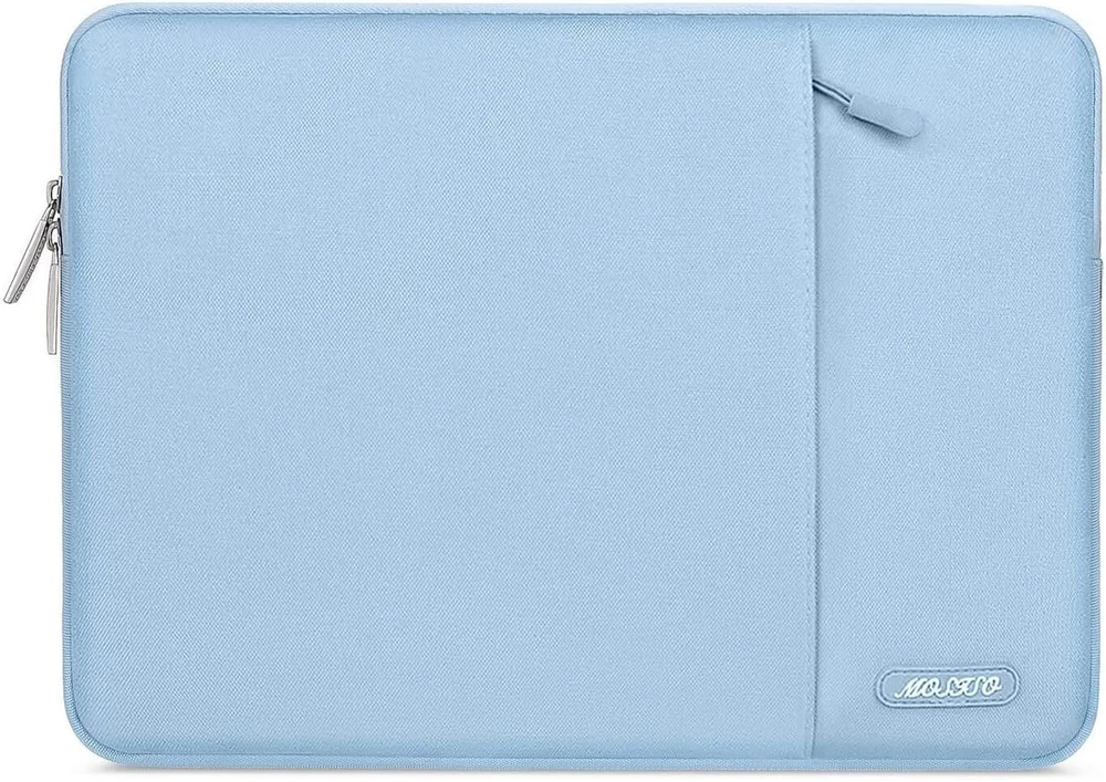 Mosiso nešiojamojo kompiuterio dėklas 14 colių/14 colių, suderinamas su hp lenovo dell asus acer, hp stream, dell latitude, lenovo ideapad, poliesterio vertikalaus stiliaus krepšys nešiojamam kompiuteriui, air mėlynas