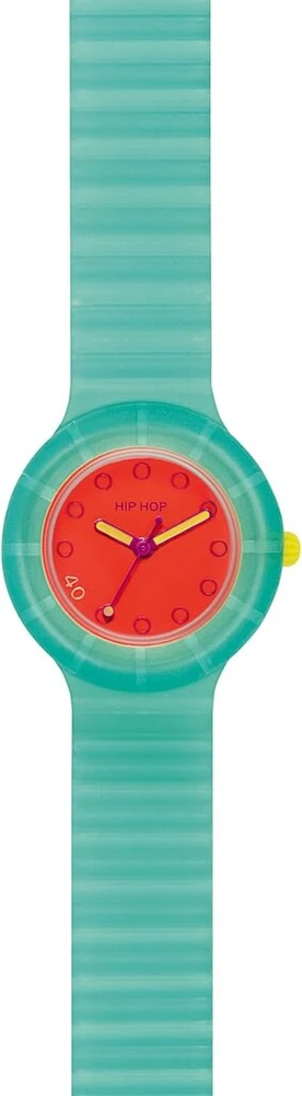 Moteriskas laikrodis Hip Hop Hero.32, 32mm, zalias silikoninis dirzelis