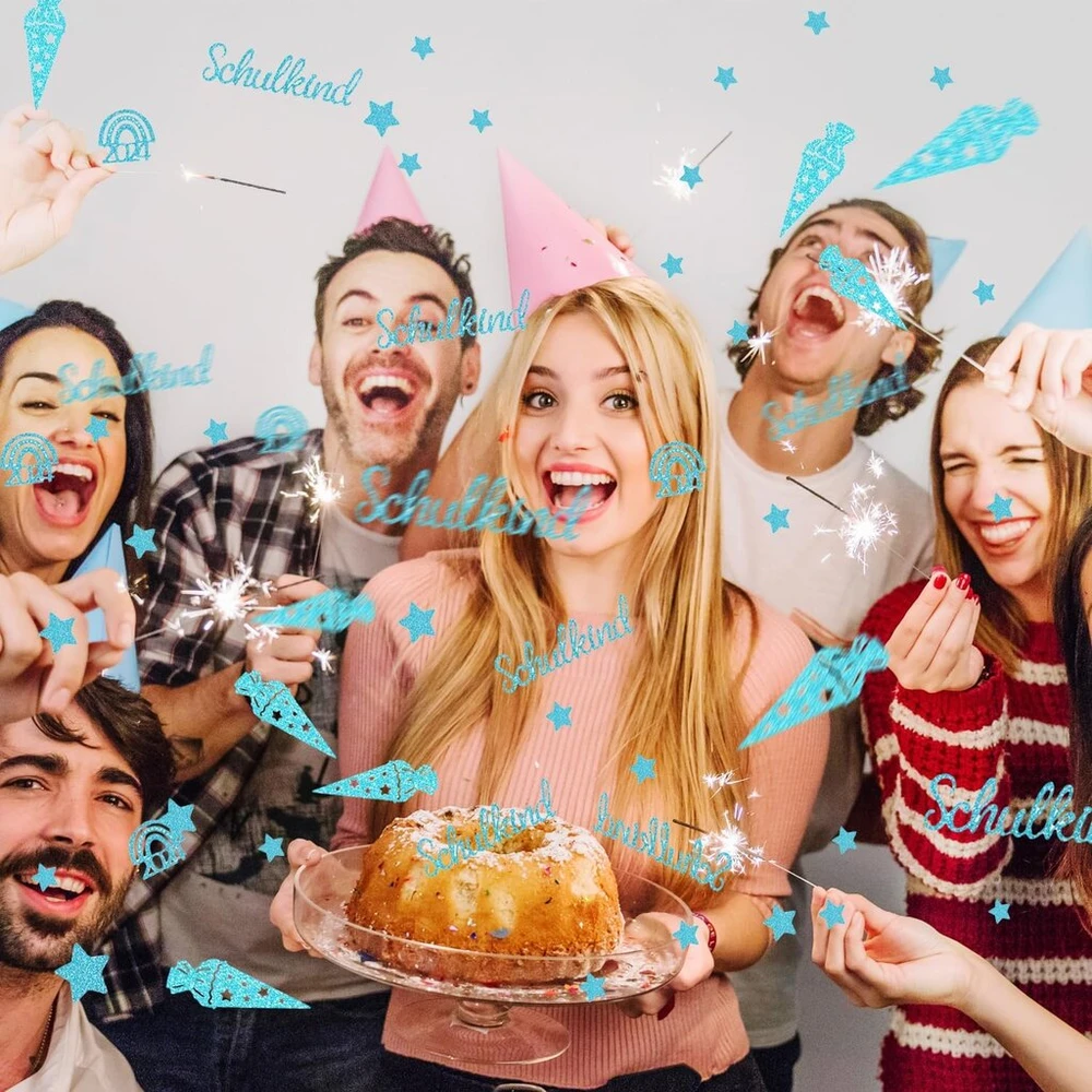 Mpqdfg 100 vnt. konfeti gimtadienio dekoracija stalo popieriniai konfeti vaikų studentų veiklos vakarėlio metimo rekvizitai dekoratyvinis kartonas vestuvių gimtadienio vakarėlio stalo dekoracija