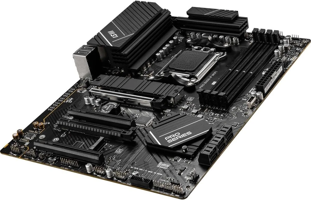 Pagrindinė plokštė Msi pro b650-p wifi motininė plokštė, atx - palaiko amd ryzen 7000 serijos procesorius, am5 - ddr5 atminties spartinimas 6400+mhz/oc, 2 x pcie 4.0 x16, 2 x m.2 gen4, wi-fi 6e