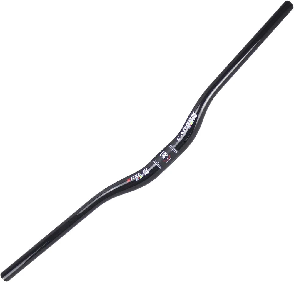 Mtb downhill vairas, pakeltas kalnų dviračio vairas anglies mtb rxl sl kalnų dviračio vairas riser 3k glossy 760 mm