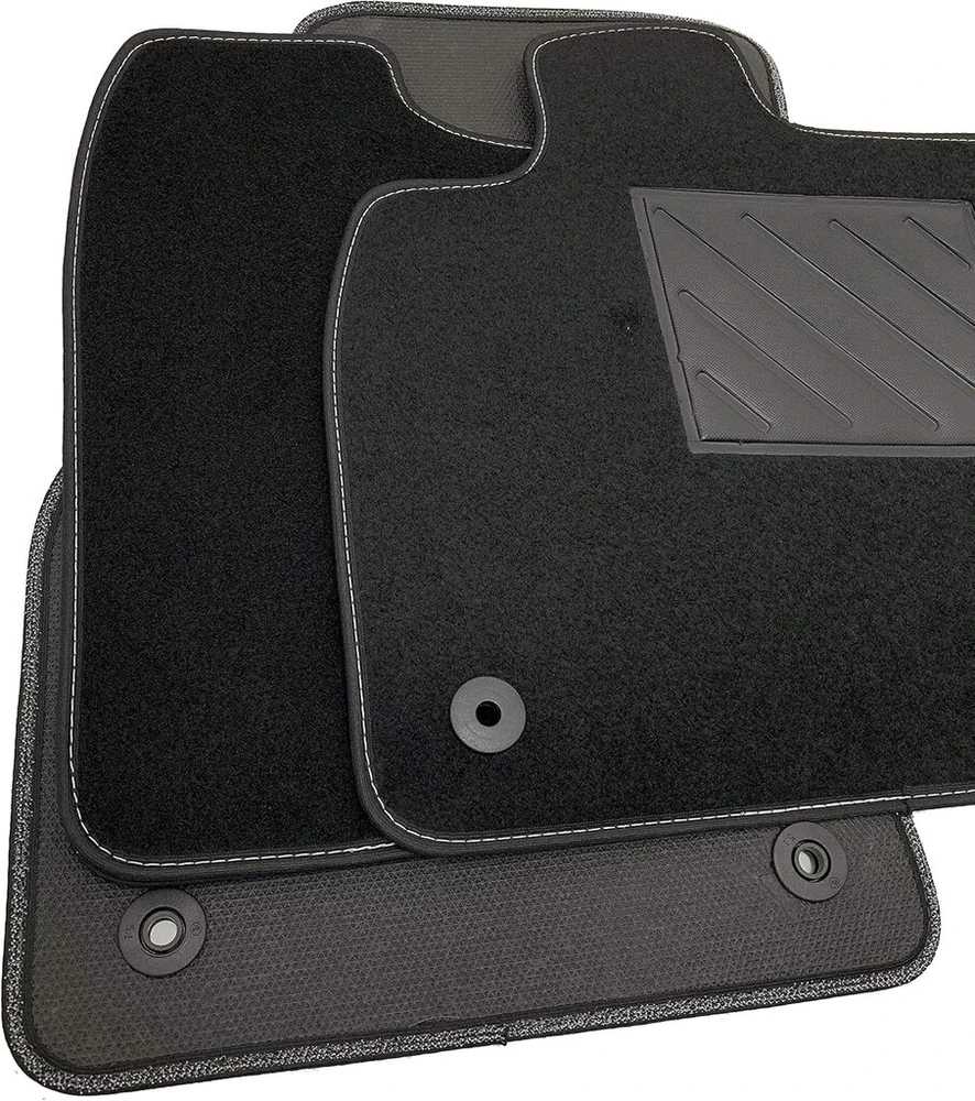 Mtc Automotive Seat Ateca nuo 2016 m. specialiai pritaikyti neslystantys Pvc kulno apsaugos kilimėliai, juodi
