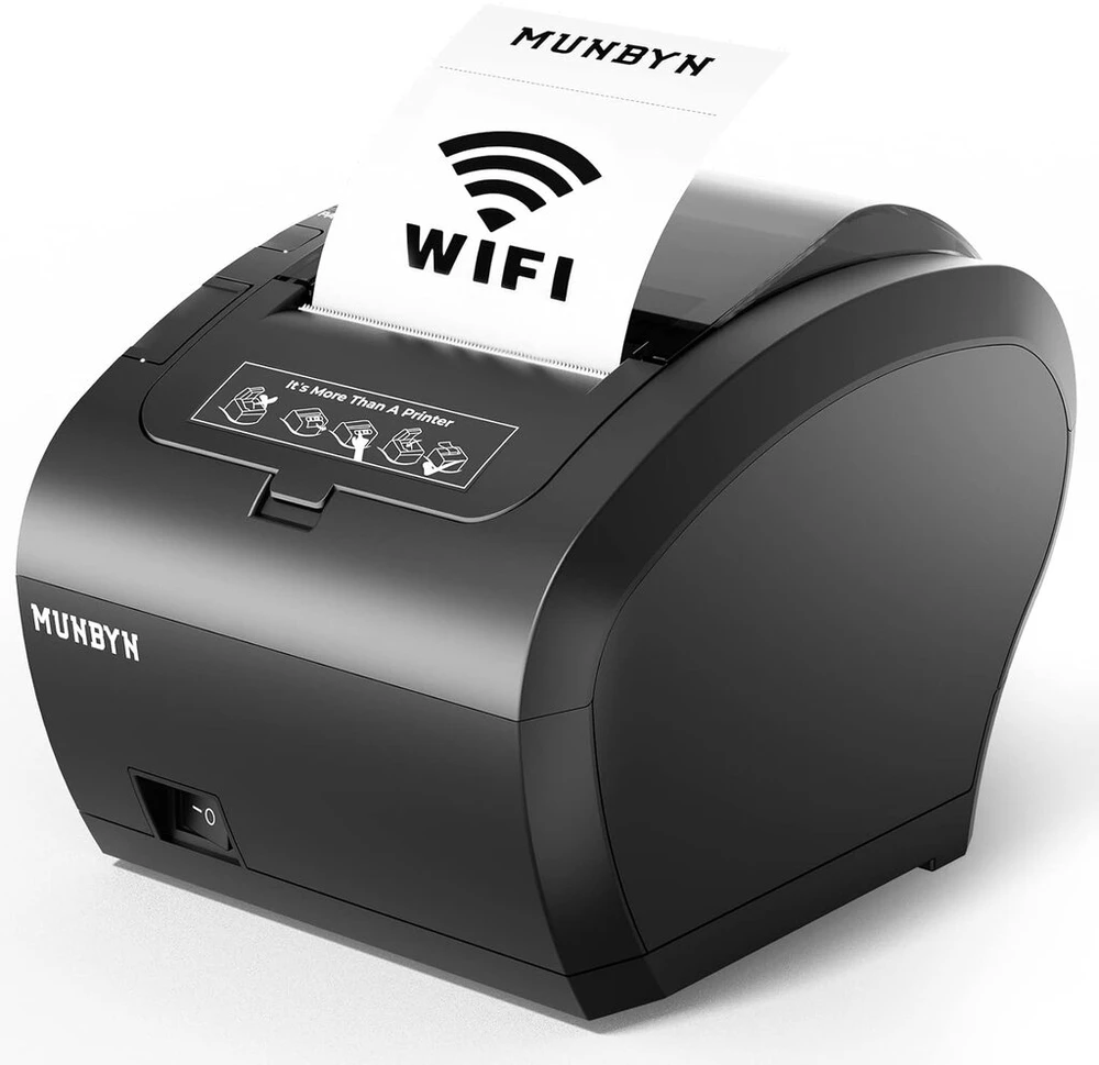 Munbyn P047 Kvitų spausdintuvas: Usb, Wifi, 80mm