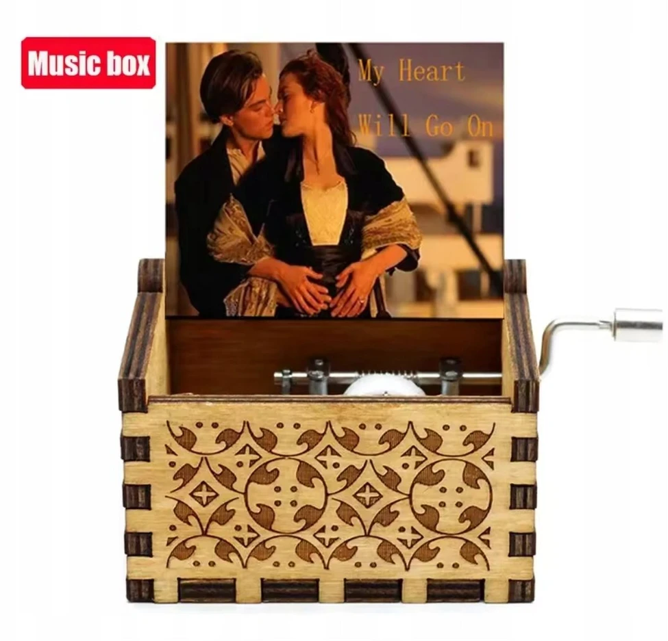 Muzikos dėžutė Titanic My Heart Will Go On Céline Dion Catarynka dovana