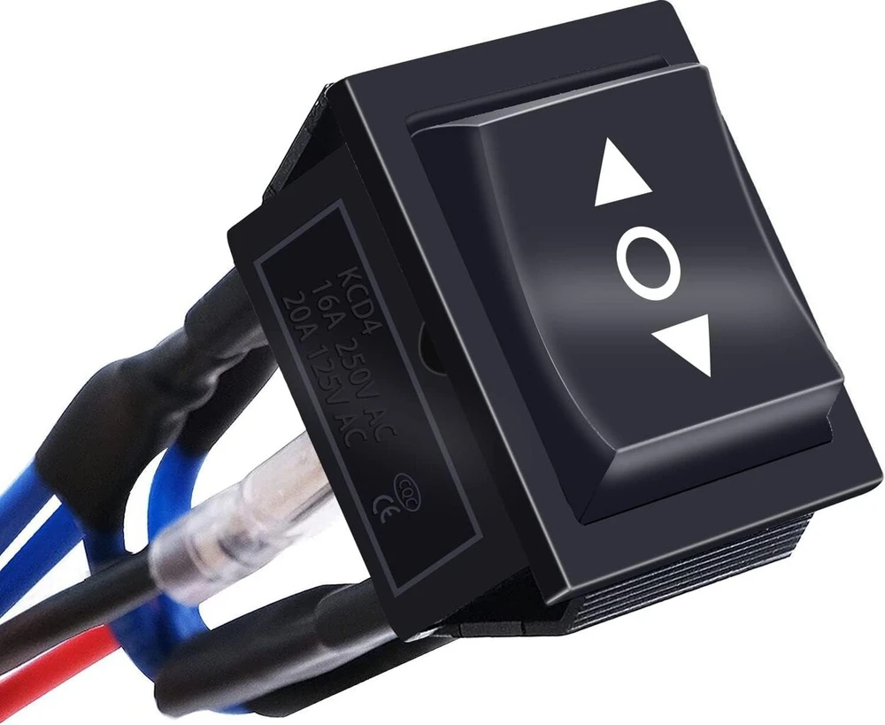 Mxuteuk Dc 12v Perjungimo Jungiklis 6 Kaiščių Dpdt Kcd4-203jt-x