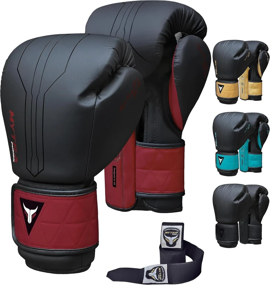 Mytra Fusion bokso pirštinės su rankovių apvyniojimais, 10oz