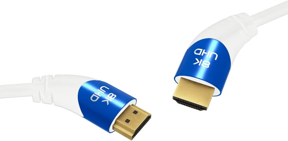 Nanocable Oehlbach Shape Magic 40 Hdmi 2.1 kabelis, 1.5m, baltas, kampinis