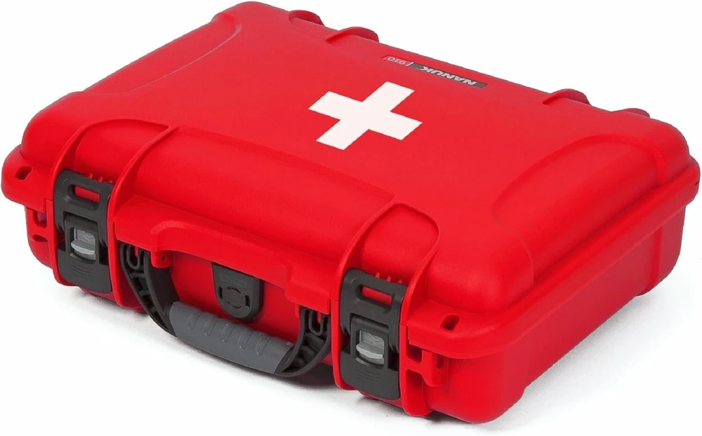Nanuk 910 Raudonas Dėklas Išgyvenimo Įrangai