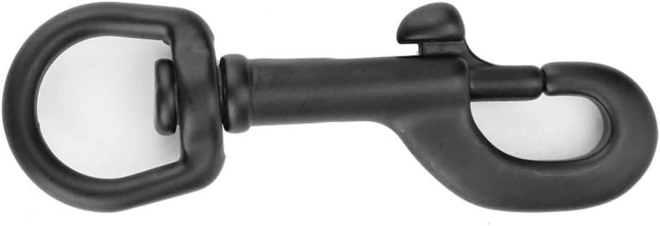 Nardymo kabliukas, 316 nerūdijančio plieno, 90 mm juodas
