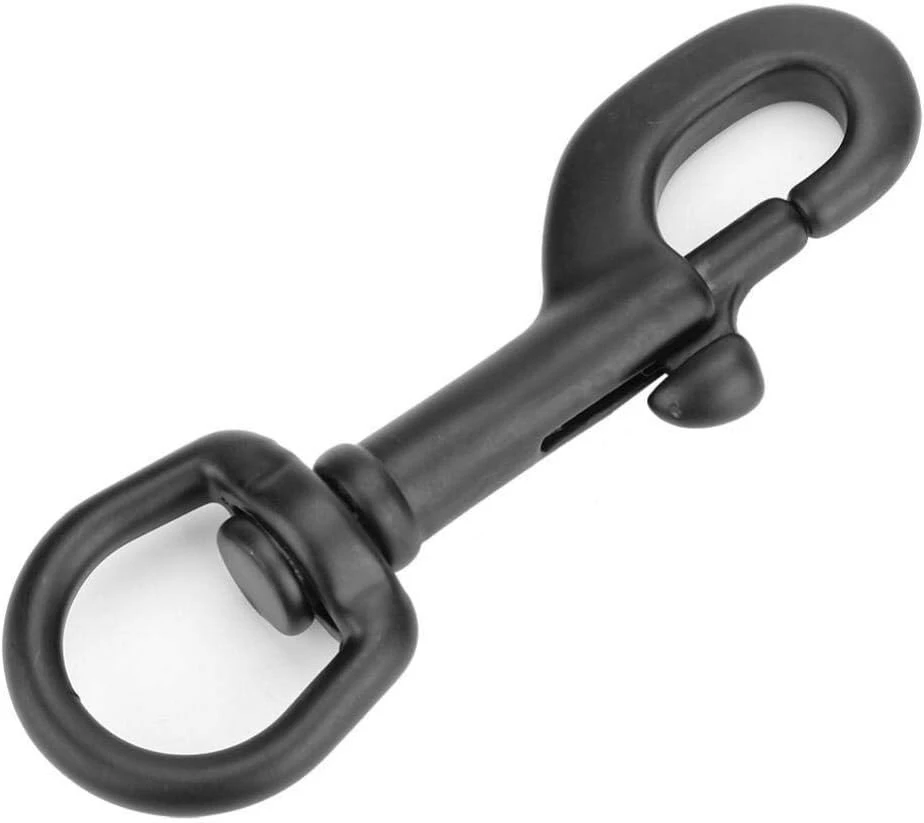 Nardymo kabliukas, 316 nerūdijančio plieno, 90 mm juodas