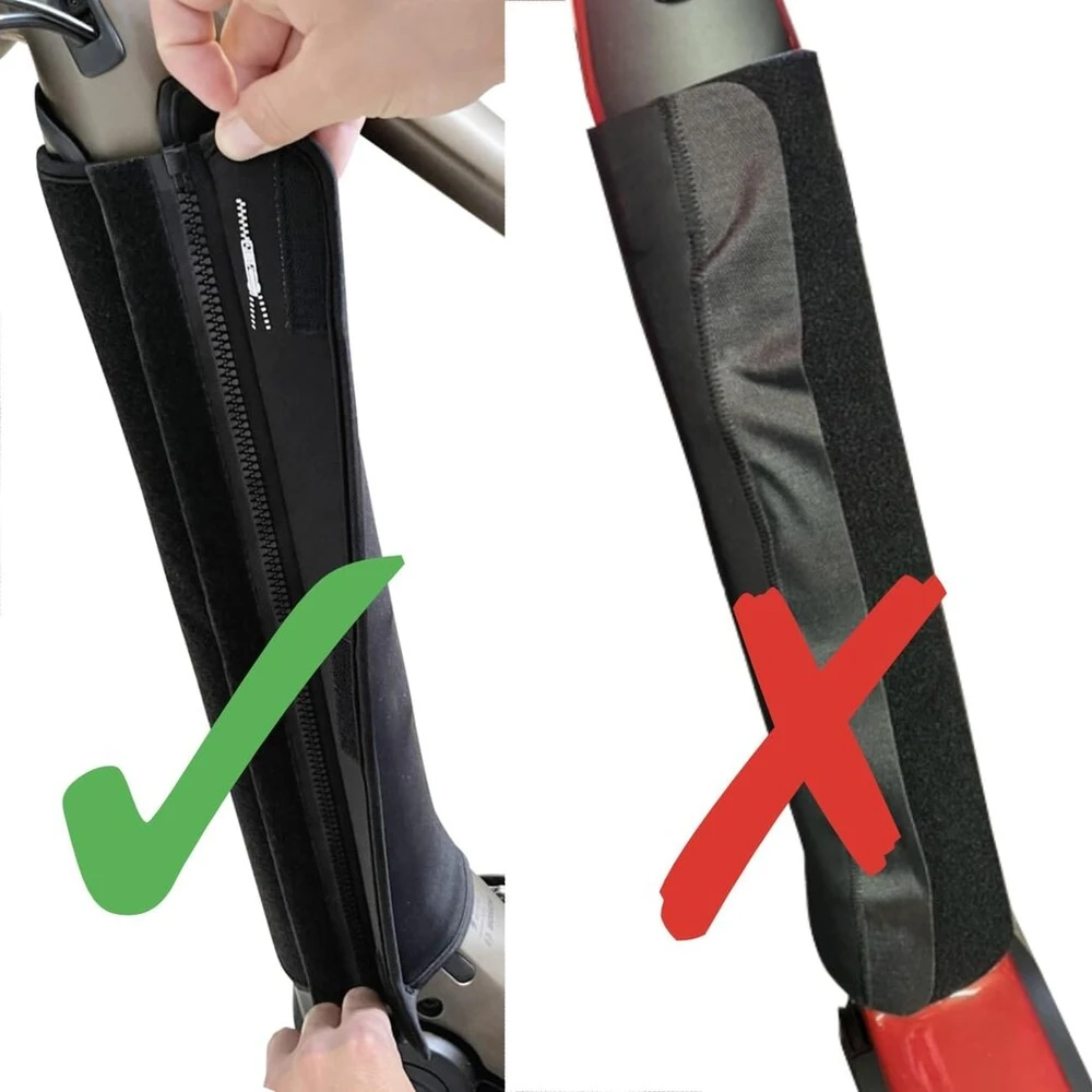 Nc-17 E-bike apsauginis akumuliatoriaus dangtelis su užtrauktuku, skirtas ebike akumuliatoriaus šiluminei apsaugai, ilgis iki 49 cm, rėmo apimtis 27–38 cm, tinka visiems standartiniams elektriniams dviračiams