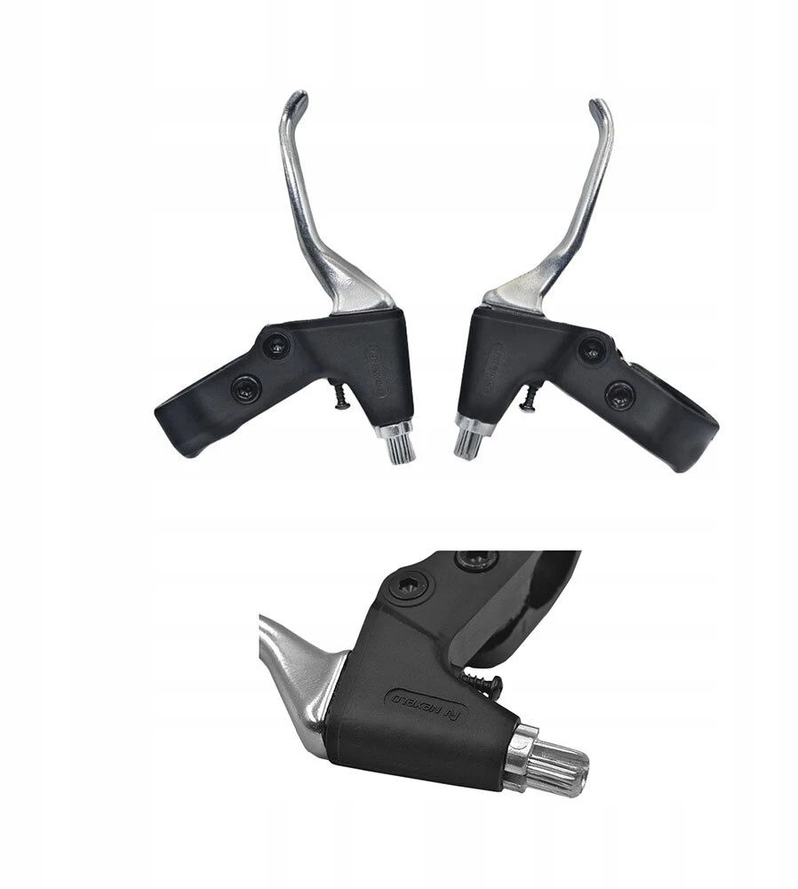 NECO Nexelo V-brake tipo dviračio stabdžių rankenėlės pora 2 pirštams Mtb Treking