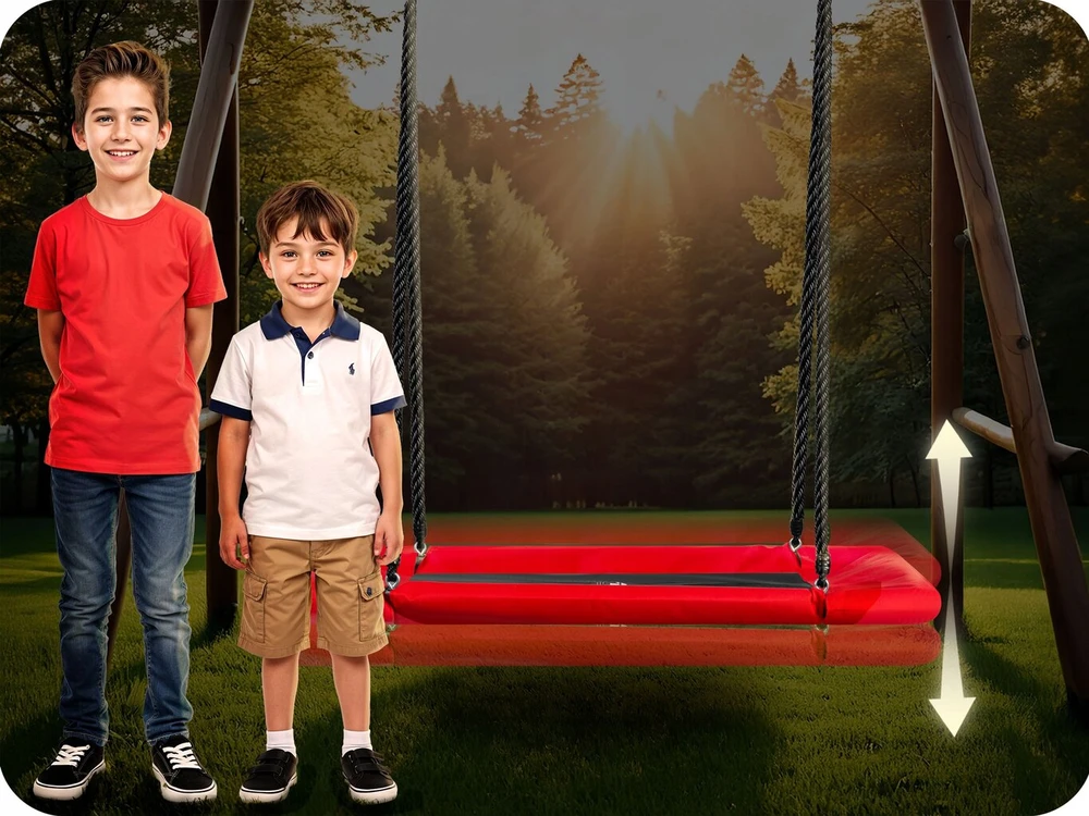 Neo-sport didelės sūpynės gandralizdis, pakabinamas krėslas 110 cm xxl