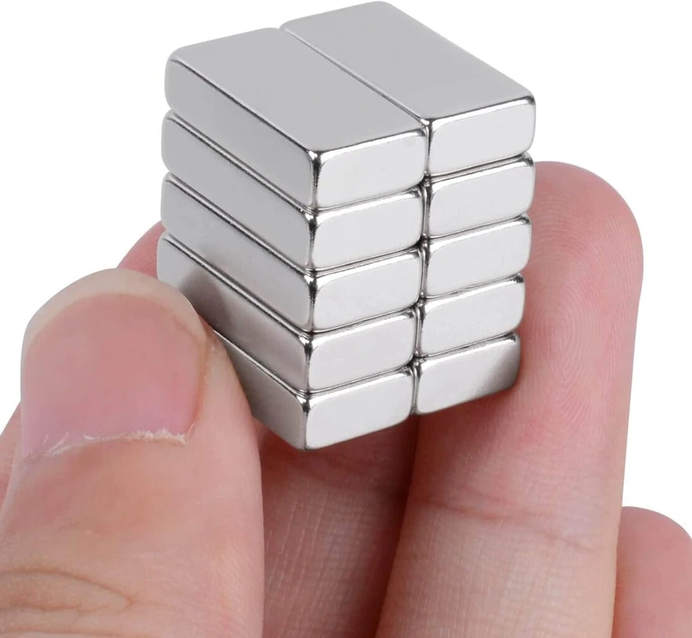 Neodimio magnetai 20x10x5mm, 10 vnt.