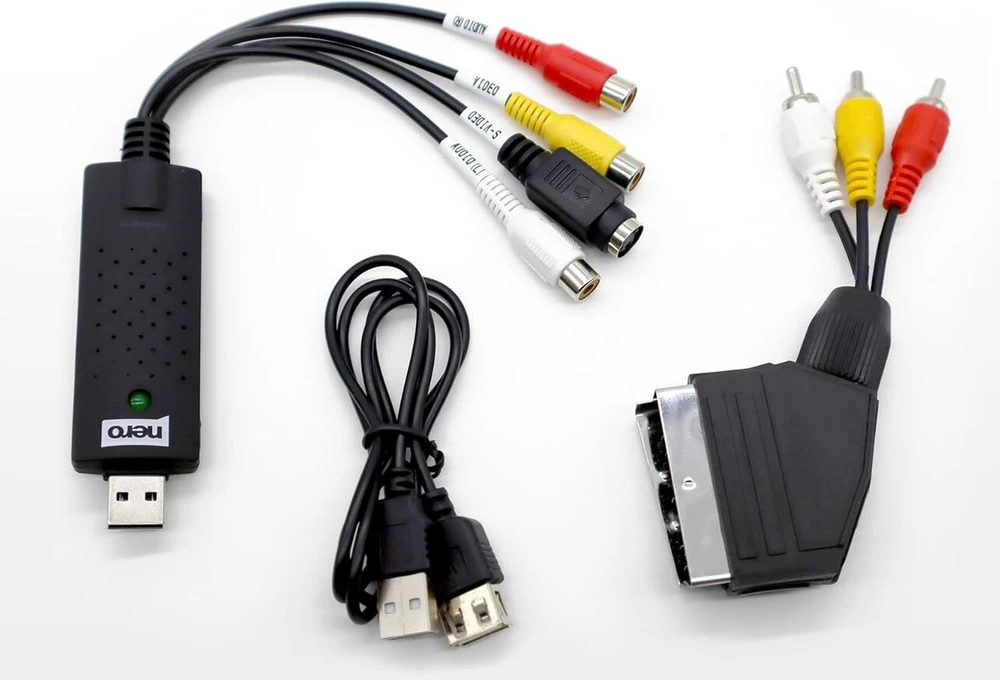 Nero Video Grabber | Skaitmeninės vaizdo kasetės | Vhs į Usb | Dvd į Pc | Analoginis į skaitmeninį vaizdo įrašymo įrenginys | S-vhs | Hi8 | Super 8 | Windows 11/10 | Macos