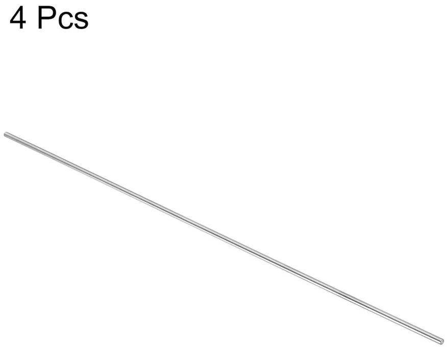 Grandininis pjūklas Nerūdijančio plieno strypai 4mm x 400mm, 4 vnt.