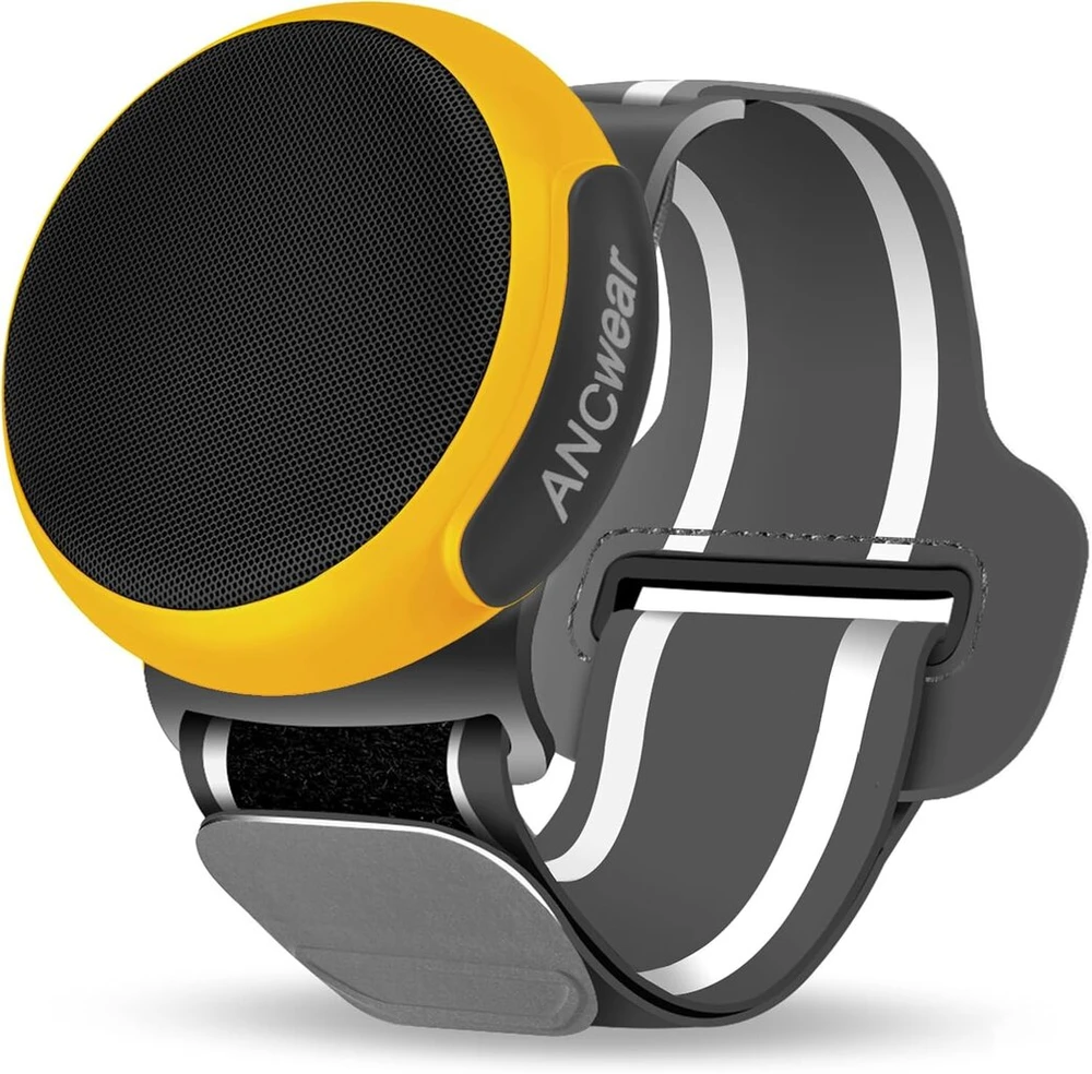 Kompiuterio kolonėlės Nešiojama bluetooth kolonėlė, belaidė riešo kolonėlė bėgiojimui, kolonėlės laikrodis su mikrofonu, baltojo triukšmo įrenginys (17 garsų), atspari vandeniui, kolonėlė žygiams ir lauko sportui