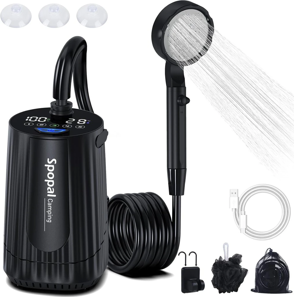 Nešiojama dušo sistema su siurbliu, 10000 Mah
