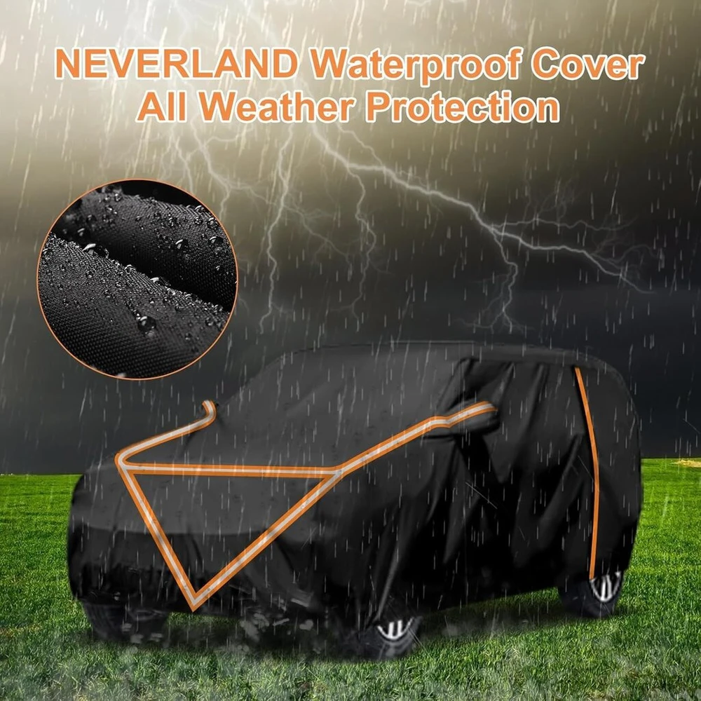 Neverland Xl Automobilinis tentas Suv Automobilio uždangalas lauke su durelių užtrauktuku Automobilio garažas Automobilio uždangalas Žieminis automobilio pilnas garažas Automobilio uždangalas 510 x 200 x 180 cm, skirtas Audi A5 2009-2025