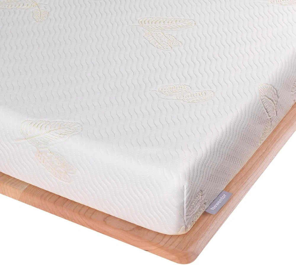 Čiužinys Newentor® 2-in-1 kietumo lygio H2 ir H3 gelinis antčiužinis 180 x 200 cm, 10 cm aukščio Öko-tex® sertifikuotas antčiužinis - antčiužinis spyruoklinei lovai, kemperio sofai-lovai, nuimamas užvalkalas