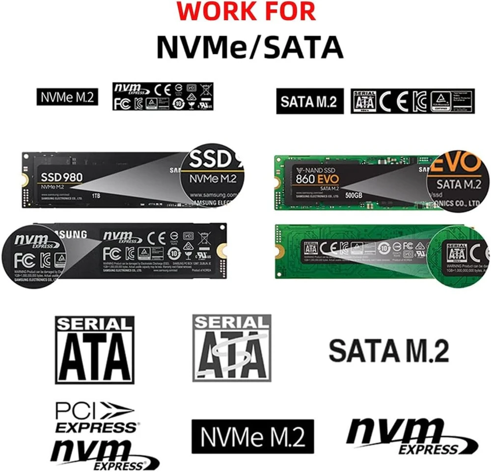 Nfhk Oculink Sff-8612 8611 į U.2 rinkinį M-key į Nvme Pcie Ssd ir Ngff į Sata adapterį motininei plokštei