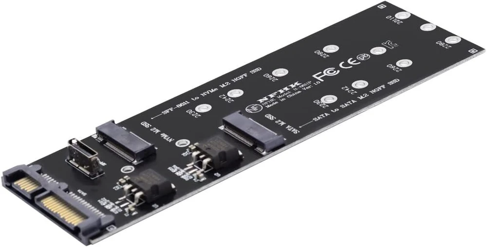 Nfhk Oculink Sff-8612 8611 į U.2 rinkinį M-key į Nvme Pcie Ssd ir Ngff į Sata adapterį motininei plokštei