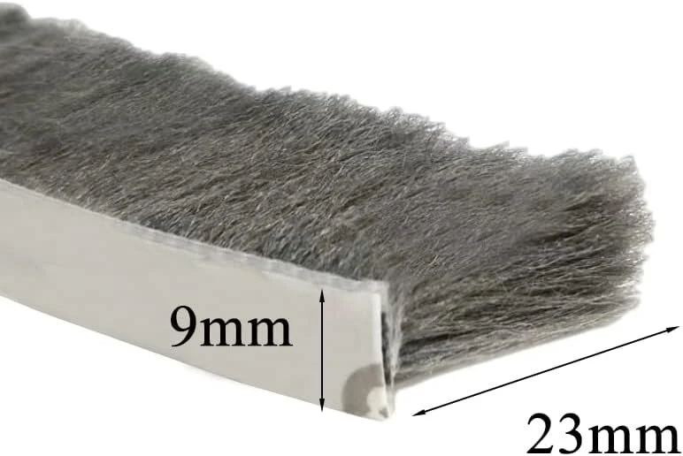 Niaciswe lipni sandarinimo juosta 10 m langų sandarinimo šepetys lipnus šepetėlio sandariklis 9 x 23 mm tarpams 9-20 mm šepetėlio sandariklis durų sandariklis lipni sandarinimo juosta durims, langui