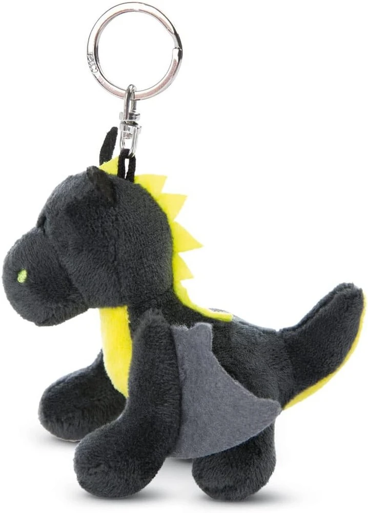Nici Glubschis Nici Dragor 47992 raktų pakabukas - juodas/geltonas 9 cm