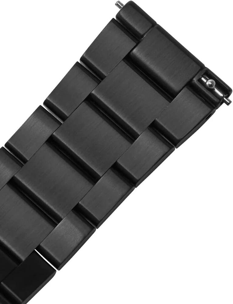 Nixon C3246-001-00 vyriška apyrankė iš juodo nerūdijančio plieno su dvigubu atlenkiamu užsegimu, juoda, dirželis.