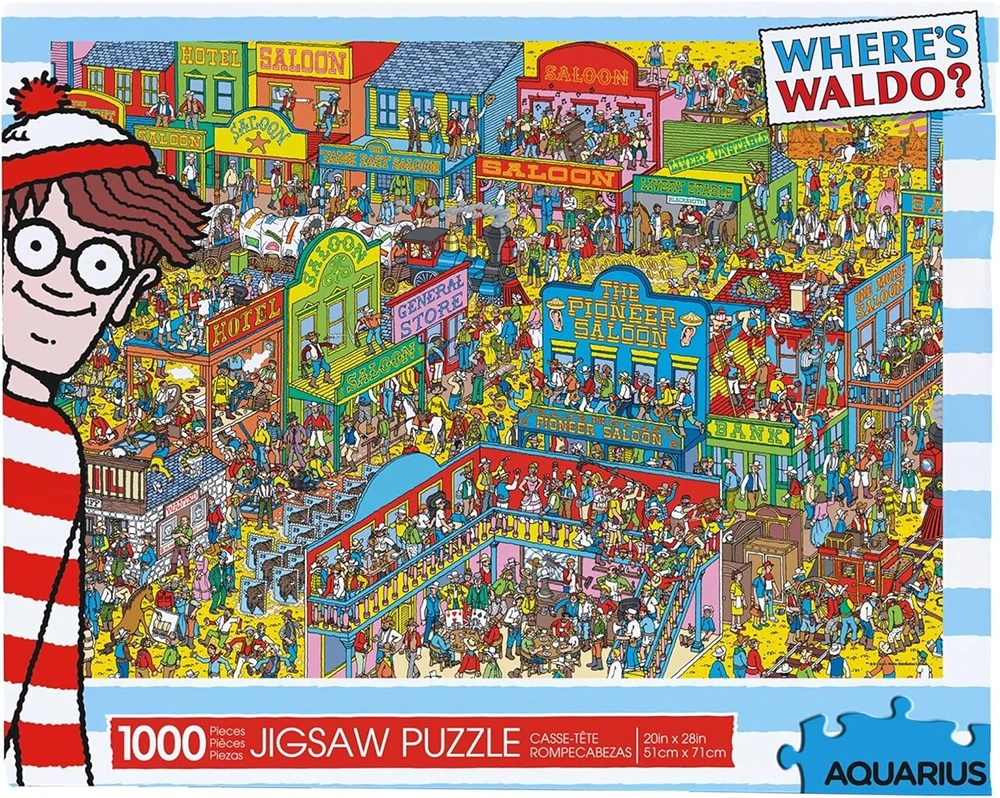 Nmr Distribution Where's Waldo Wild Wild West 1000 dalių dėlionė