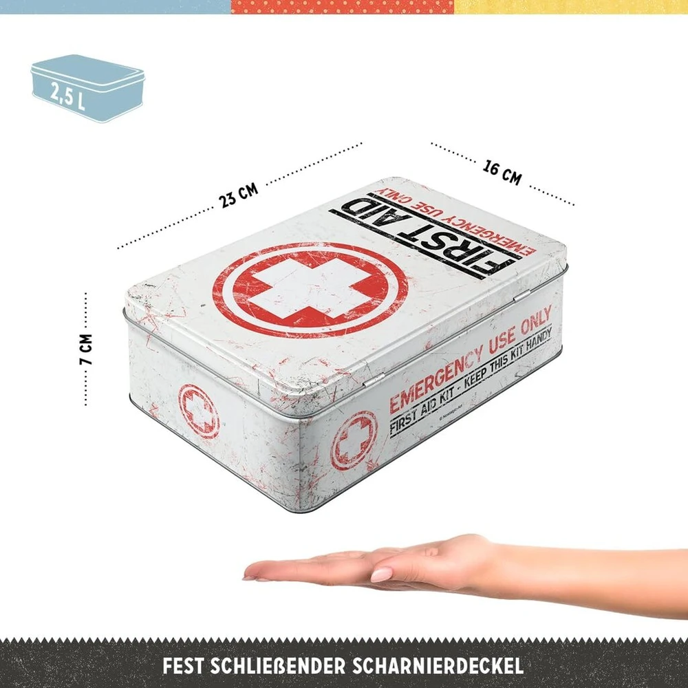 Nostalgic-art Metalinė dėžutė maisto produktams, įvairiaspalvė