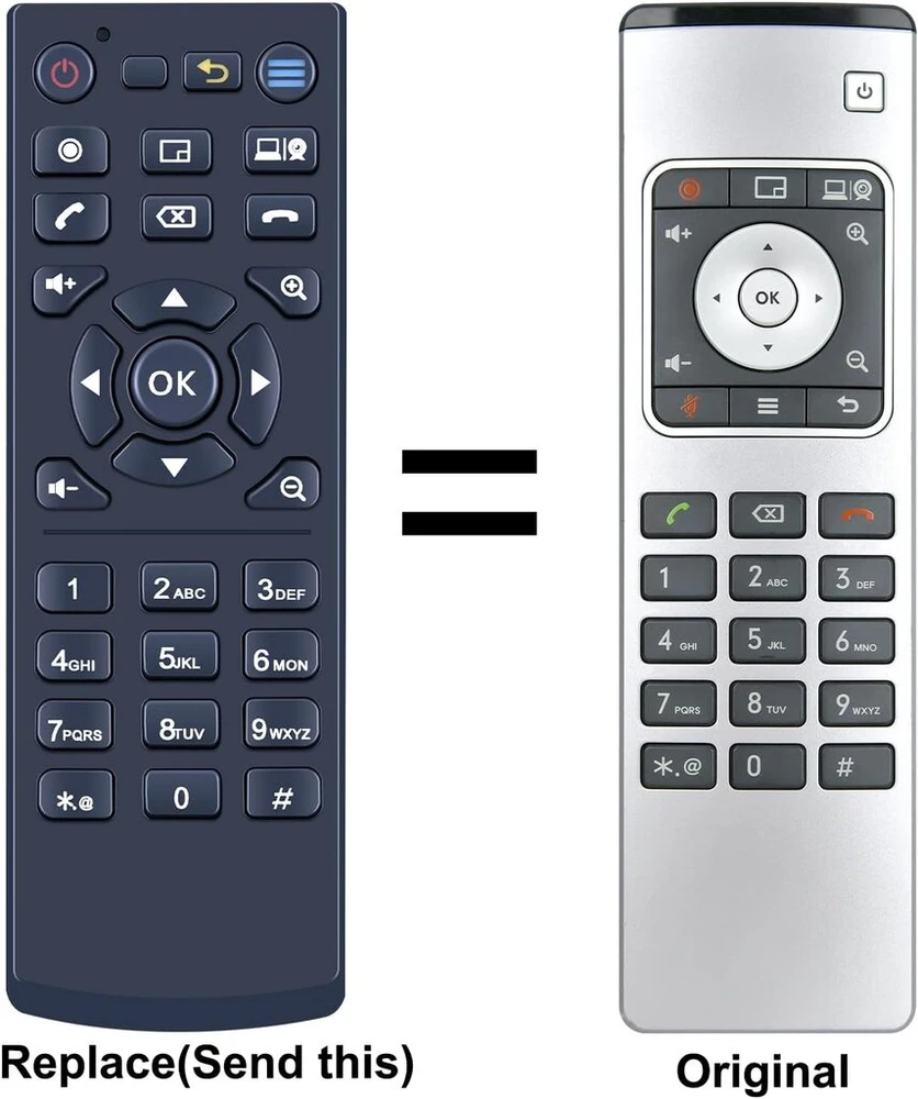 Nuotolinio valdymo pultelis Yealink Meetingbars Vcr11 Vcs A10 A20 A30 A40