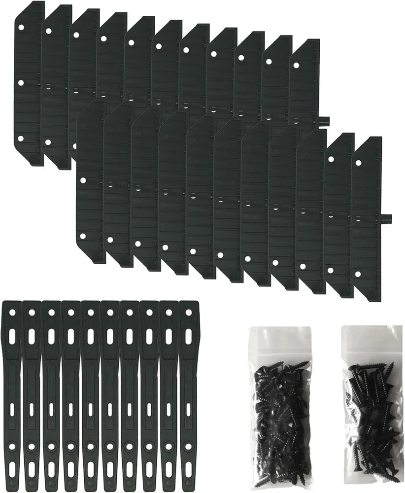 Nuvo Iron Lsb48 11 lentų tvirtinimo sistema - juoda