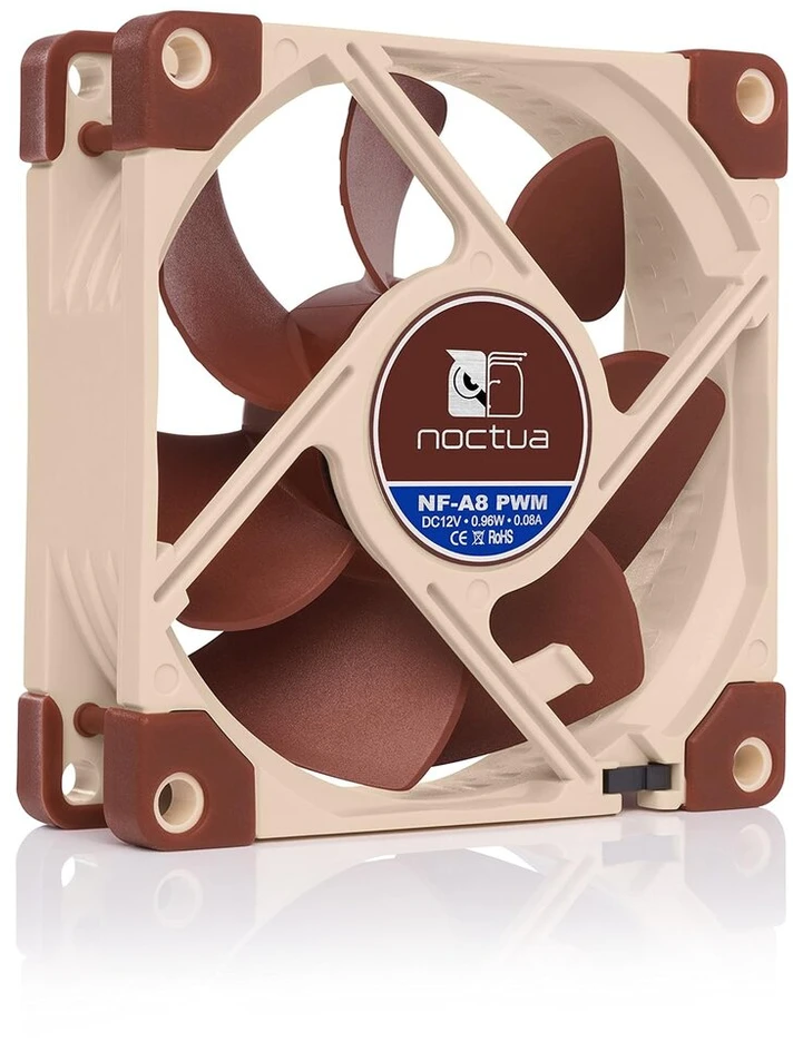 Nzxt Noctua Nf-a8 Pwm ventiliatorius, 80mm, tylus, su Aao rėmu