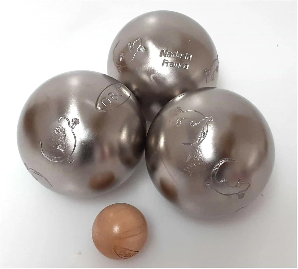 Obut Salamandre boules kamuoliai, laisvalaikio, nerūdijančio plieno, 3 kamuoliai