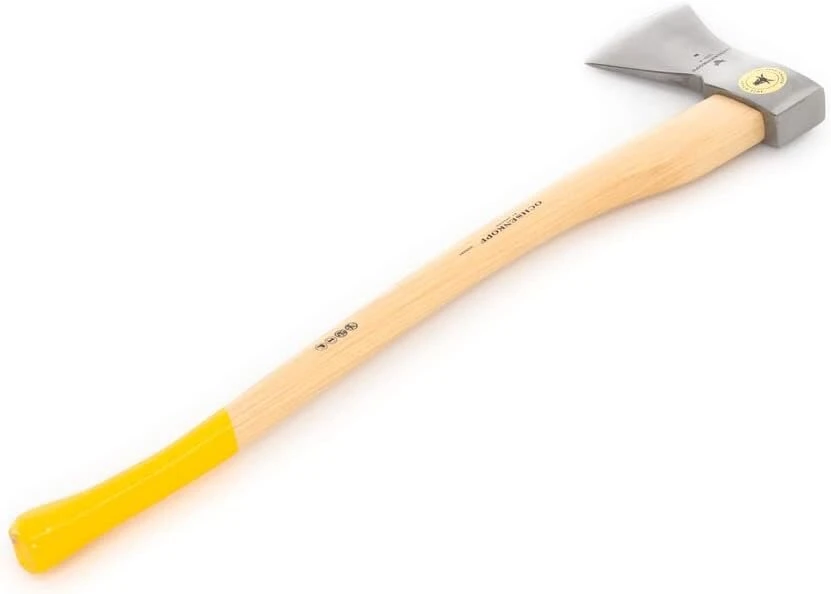 Grandininis pjūklas Ochsenkopf universalus auksinis miško kirvis, hikorijos medžio kotas, ašmenų apsauga, poliruotas ašmenys 130 mm, 800 mm ilgio, ox 20 h-1608