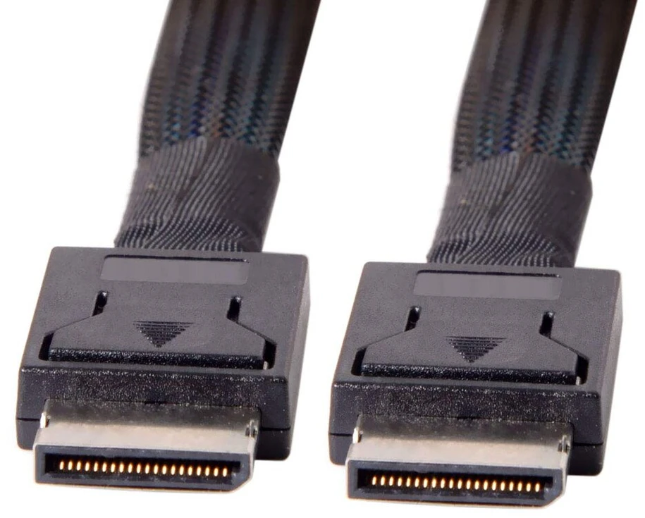 Oculink Pcie Sff-8611 4i į Sff-8611 Aktyvus Ssd Duomenų Kabelis 50cm