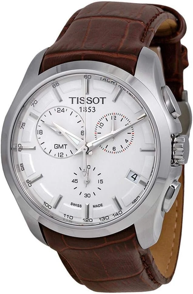 Odinė laikrodžio apyrankė 22 mm, tinkama Tissot T035410 T035407 T035428 T035446 laikrodžių pakeitimui, ruda apyrankė.