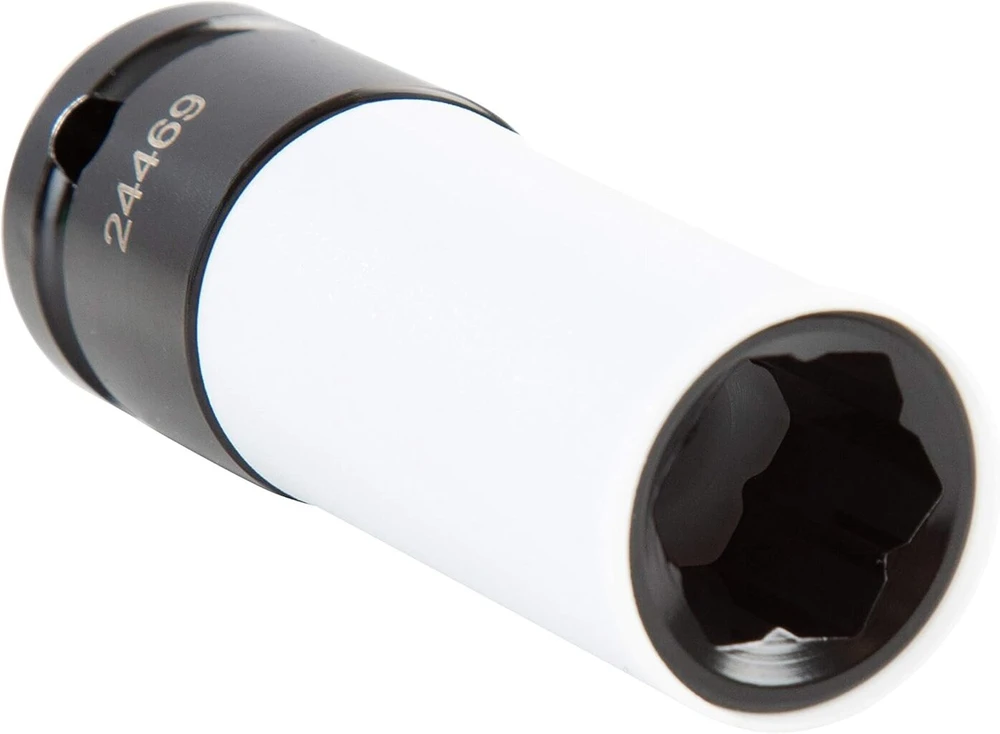 Oemtools, 24469 specialus ratų varžtų lizdas - 1/2" pavara 17 mm gėlių profilis tinka mercedes ratų veržlėms - smūgiams atsparus metrinis su paviršiaus apsaugos apvalkalu